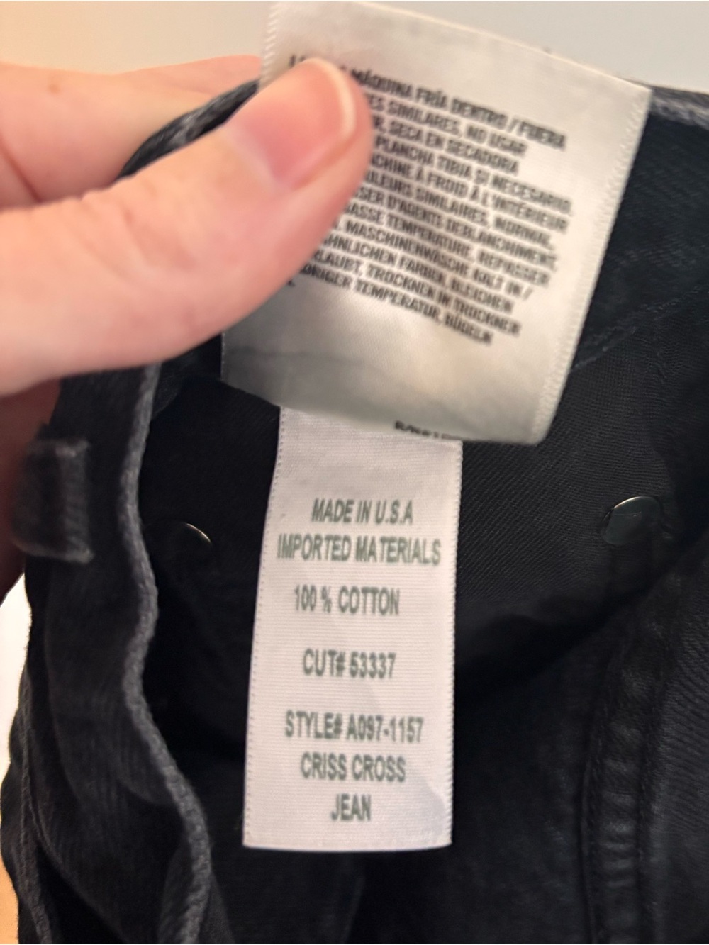 AGOLDE Criss-Cross Upsized Straight-Leg Jeans - Picture 6 of 6